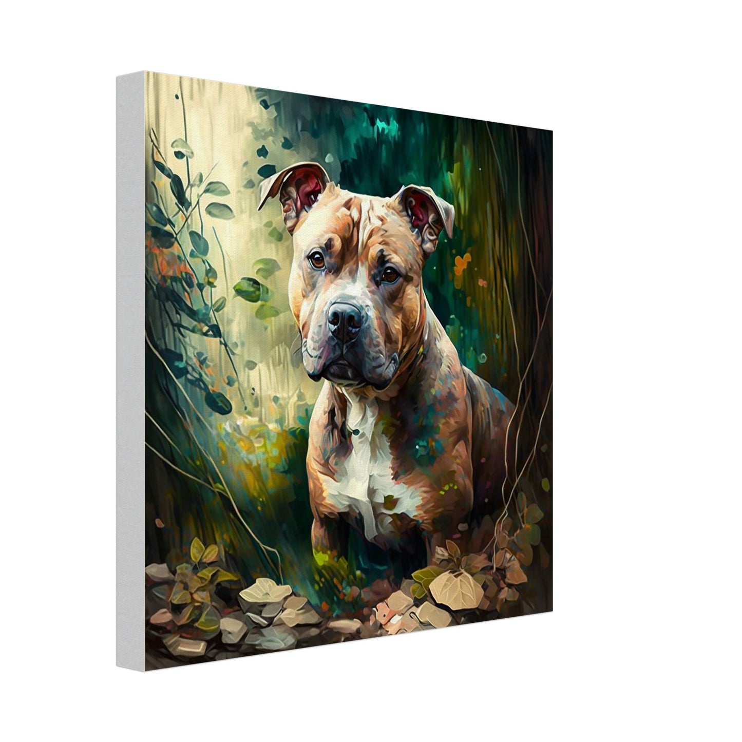 Toile 30 X 30 cm - Staffordshire Bull Terrier #1