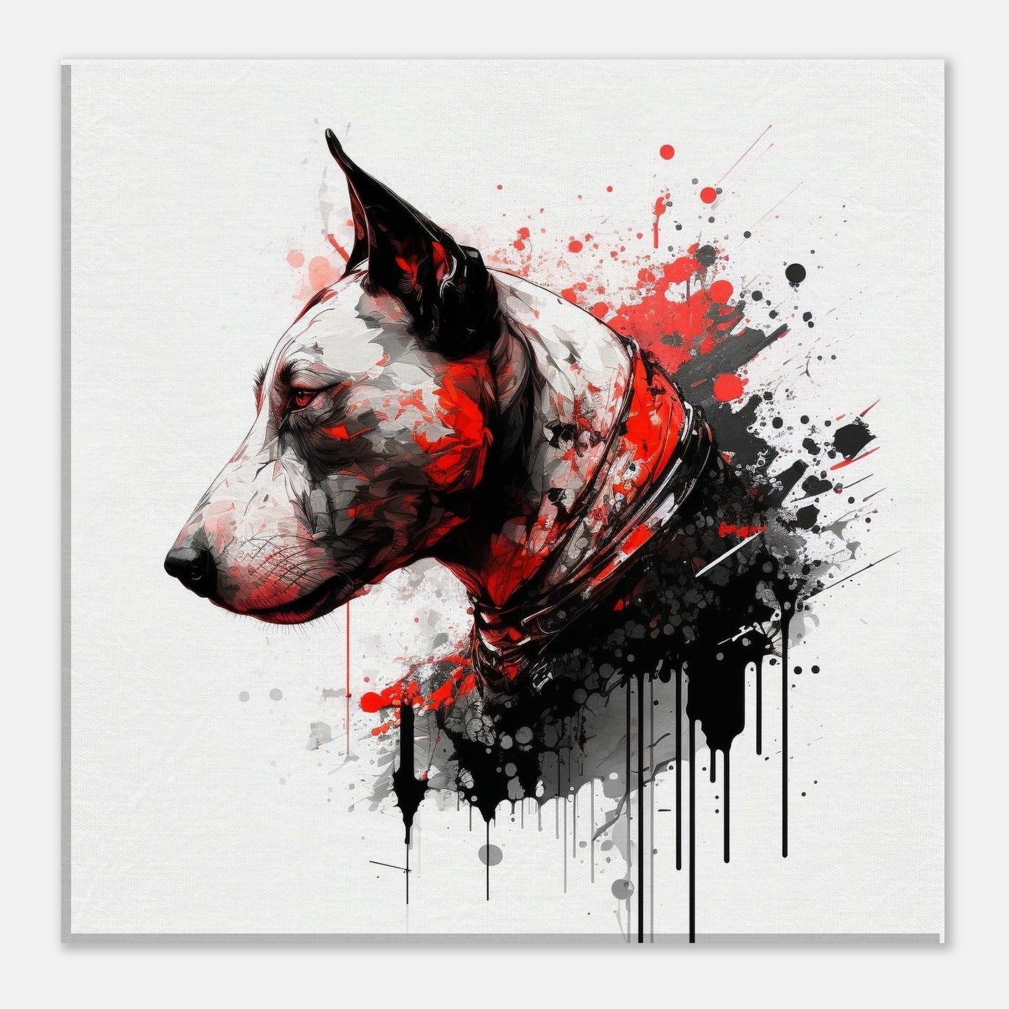 Toile 30 X 30 cm - Bull Terrier #1