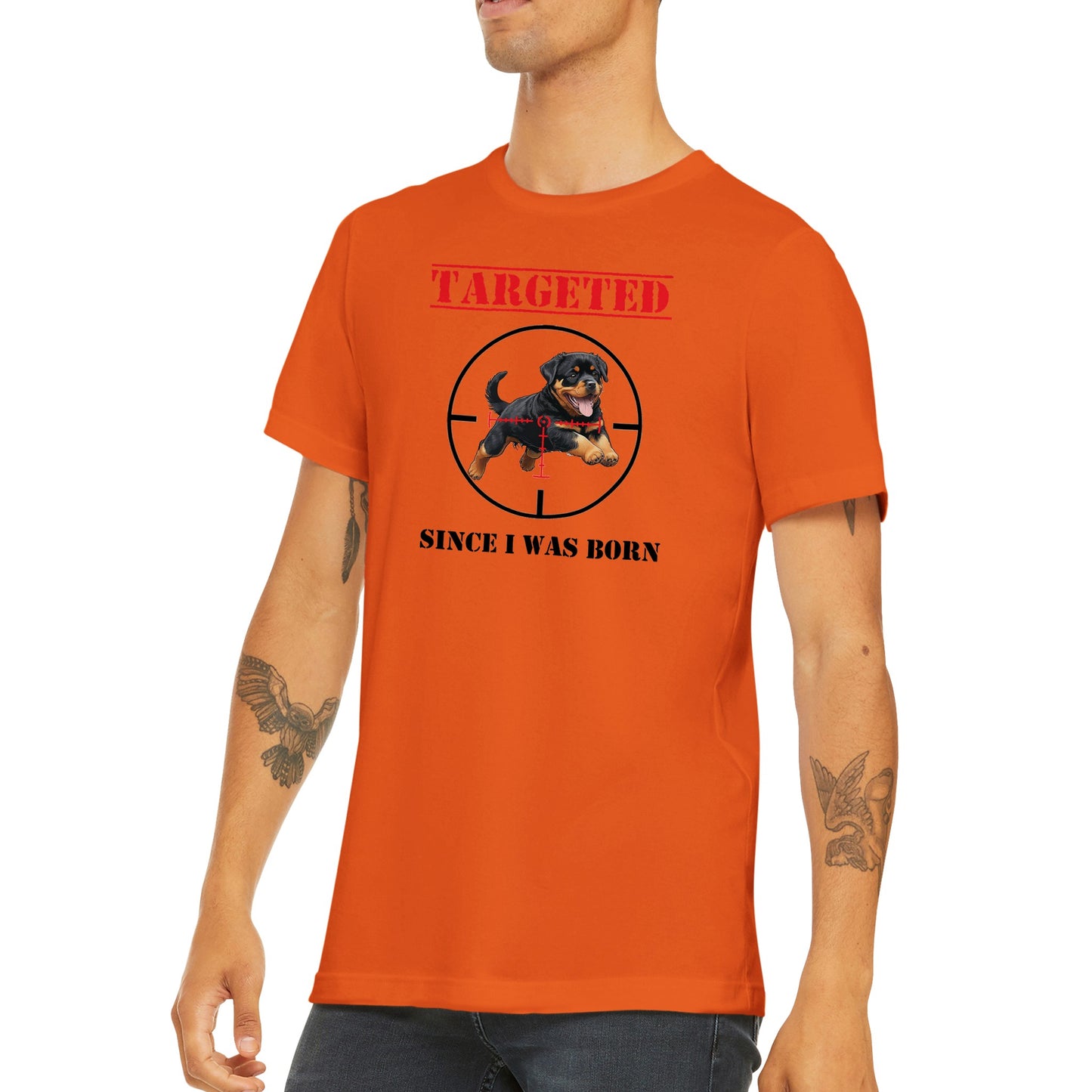 T-shirt "TARGETED" - Rottweiler