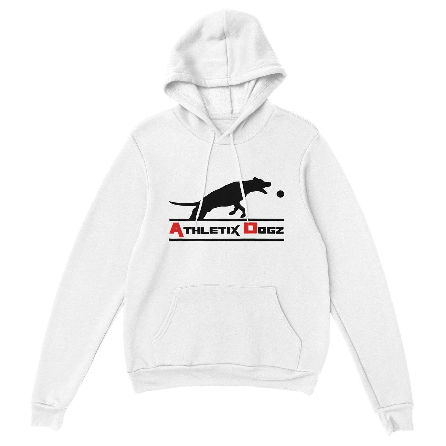 Sweat à capuche "Athletix Dogz" - BLANC