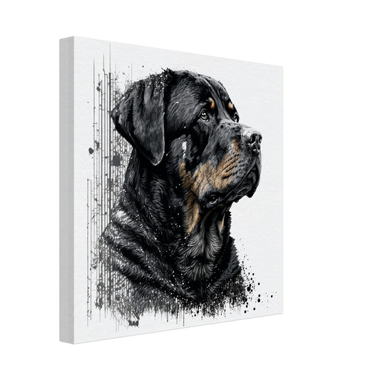 Toile 30 X 30 cm - Rottweiler #3