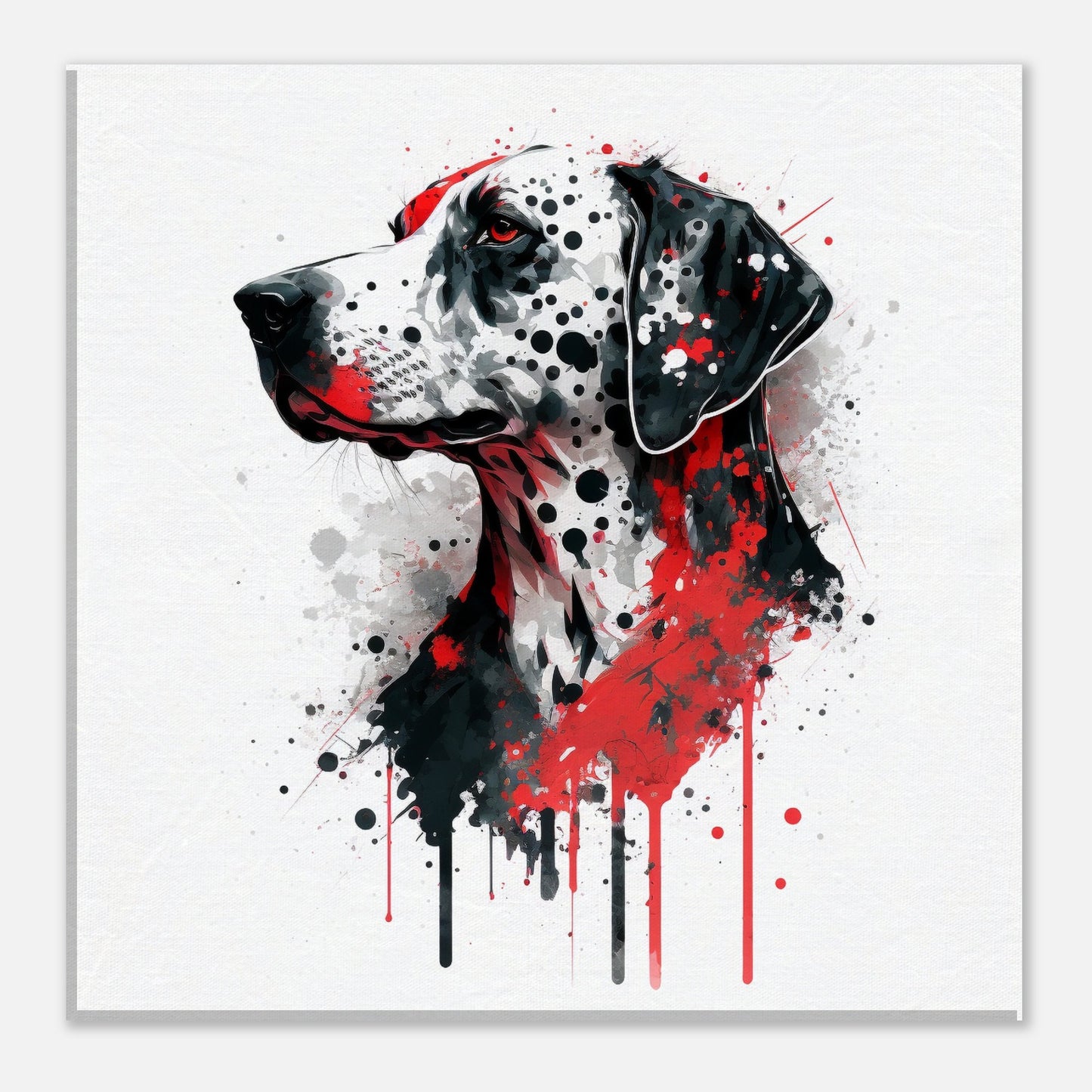 Toile 30 X 30 cm - Dalmatien #1