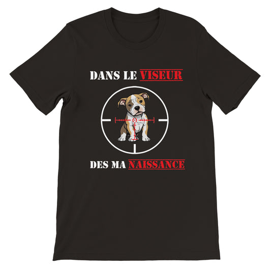 T-shirt NOIR "DANS LE VISEUR" - Version Pit/Staff