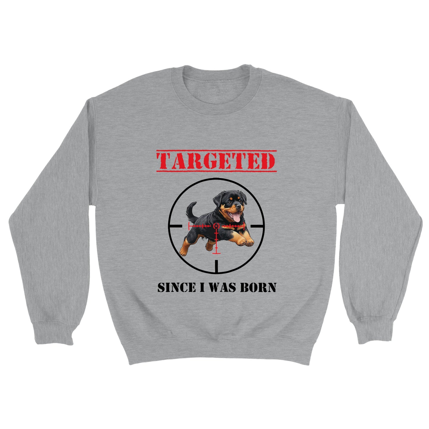 Sweat-shirt "TARGETED" - Version Rottweiler