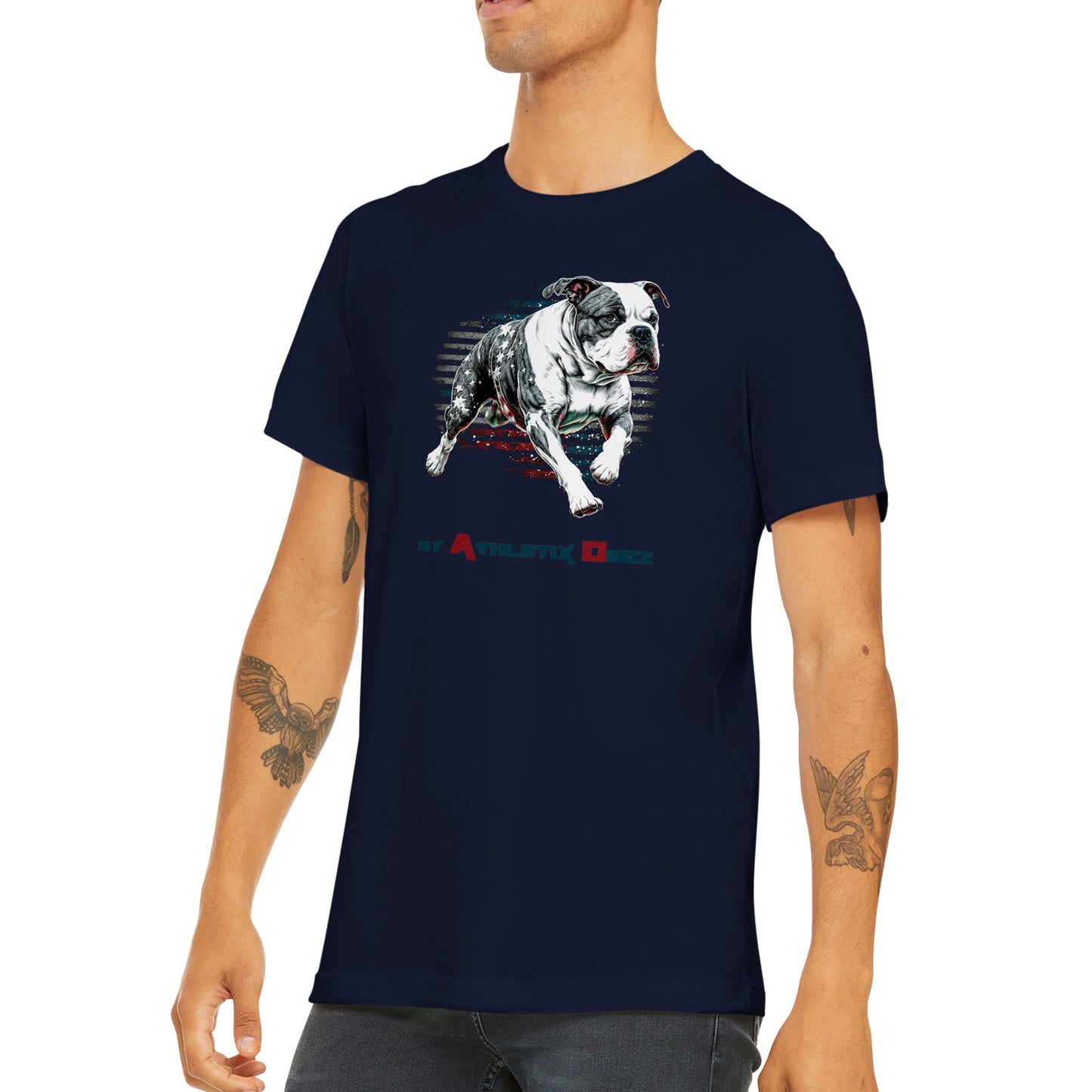 T-shirt "Bouledogue Américain"