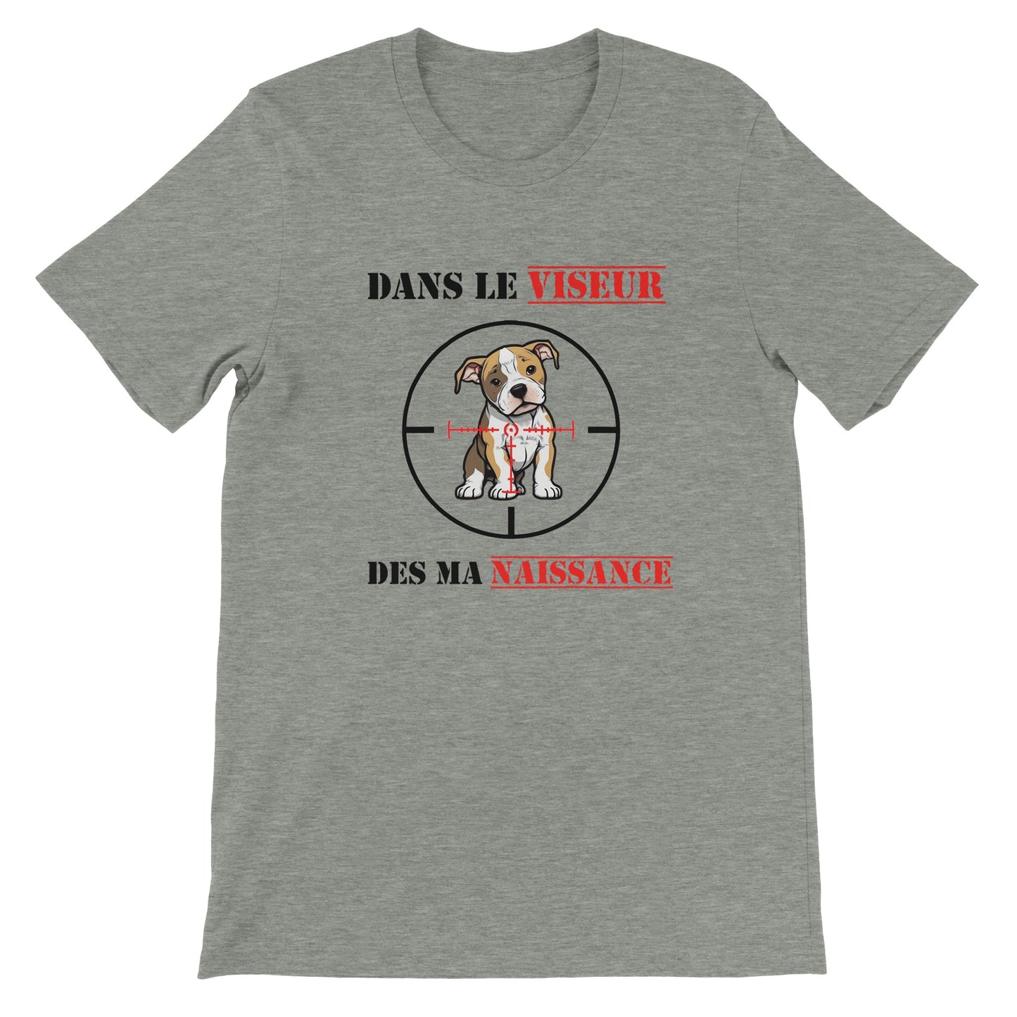 T-shirt "DANS LE VISEUR" - Version Pit/Staff