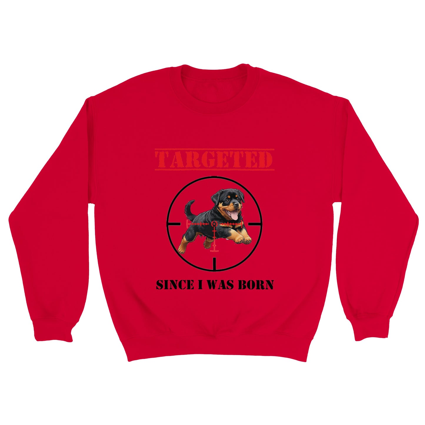 Sweat-shirt "TARGETED" - Version Rottweiler