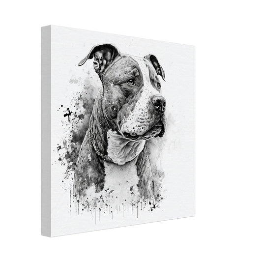 Toile 30 X 30 cm - American Staffordshire Terrier #2