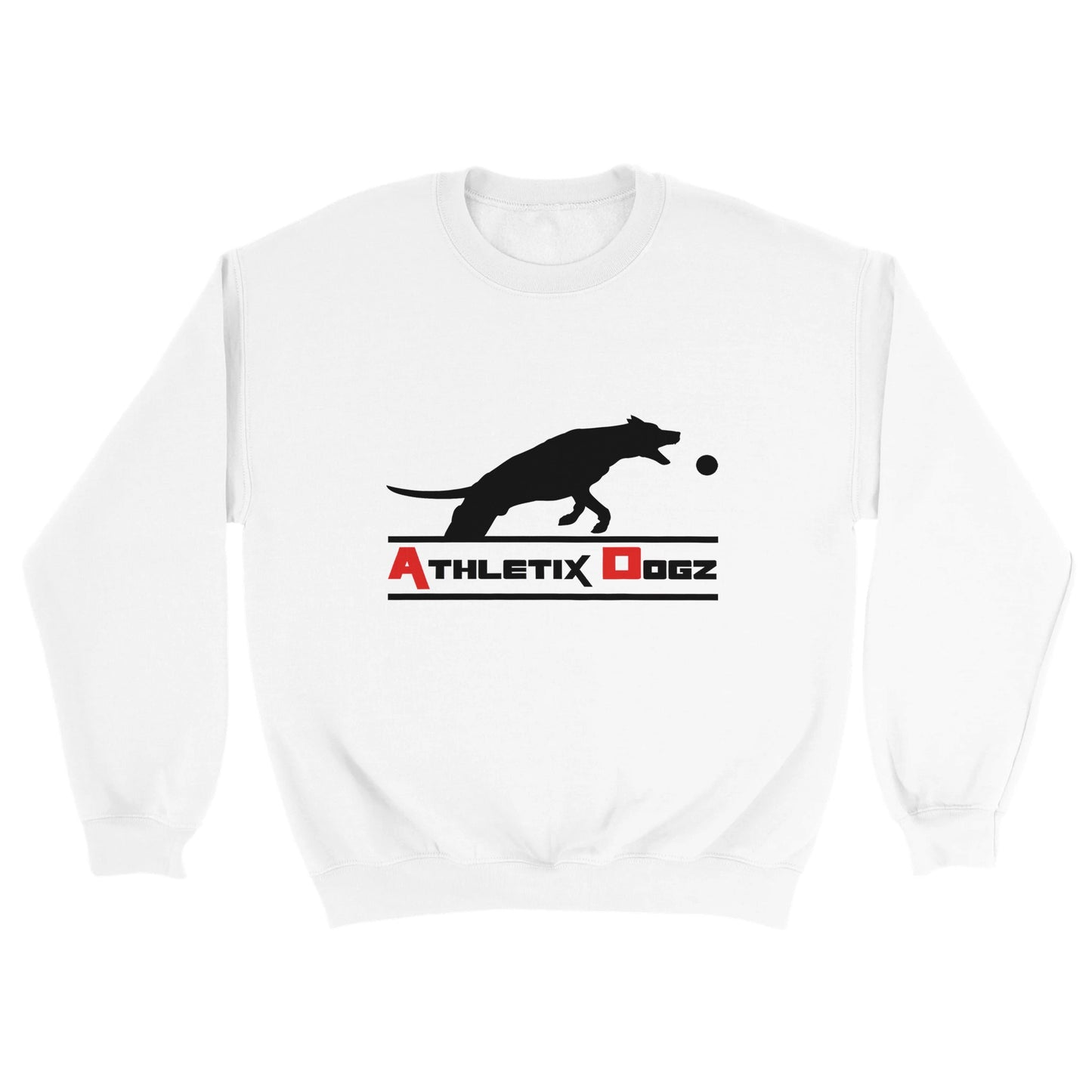 Sweat-shirt "Athletix Dogz" - BLANC