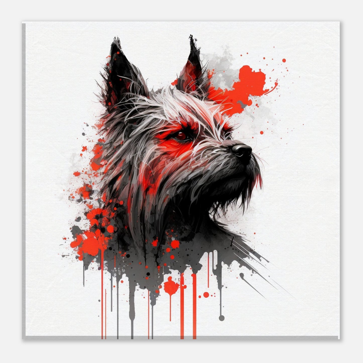 Toile 30 X 30 cm - Yorkshire Terrier #1