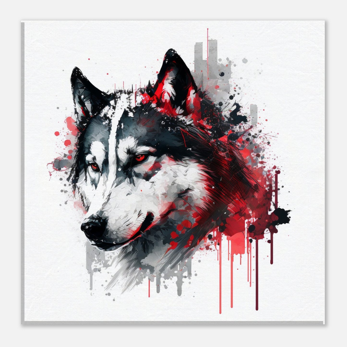 Toile 30 X 30 cm - Husky #1