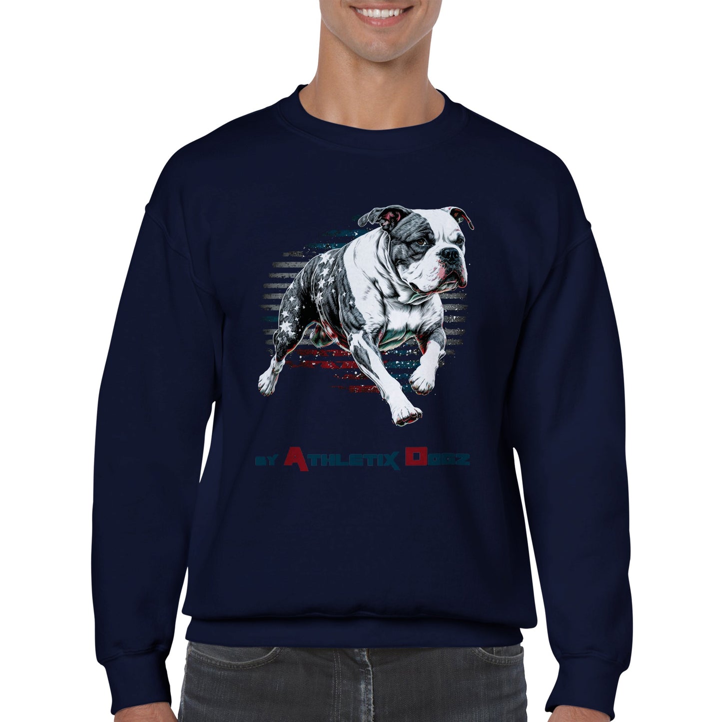 Sweat-shirt "Bouledogue Américain"