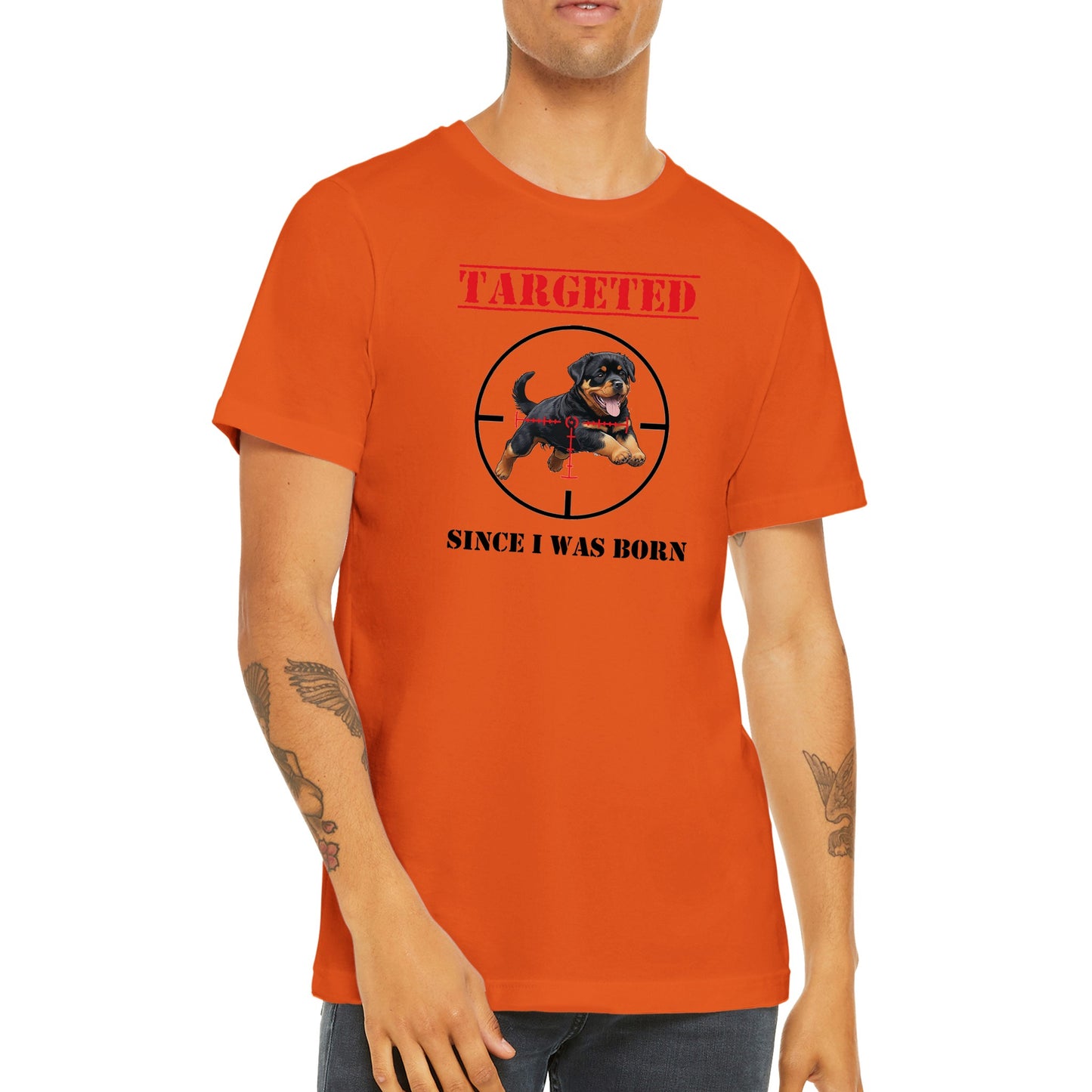 T-shirt "TARGETED" - Rottweiler