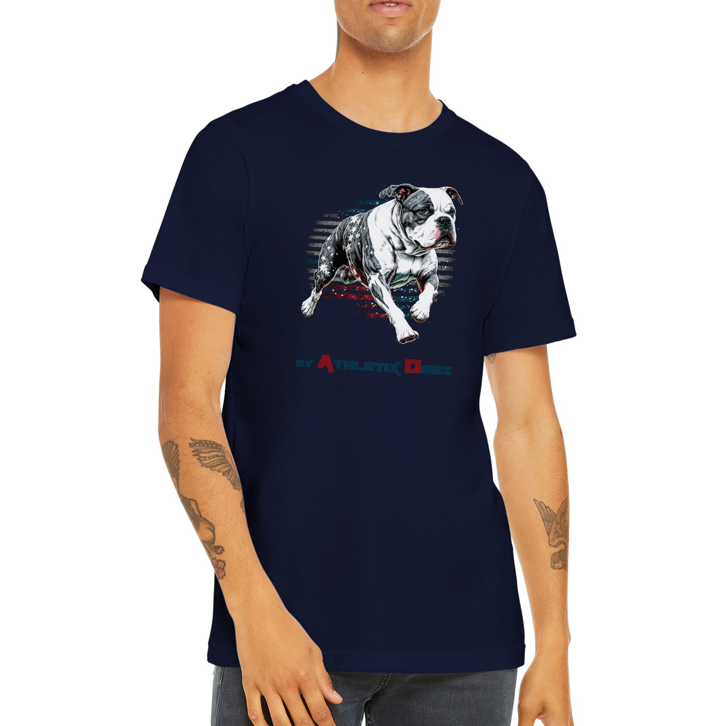 T-shirt "Bouledogue Américain"