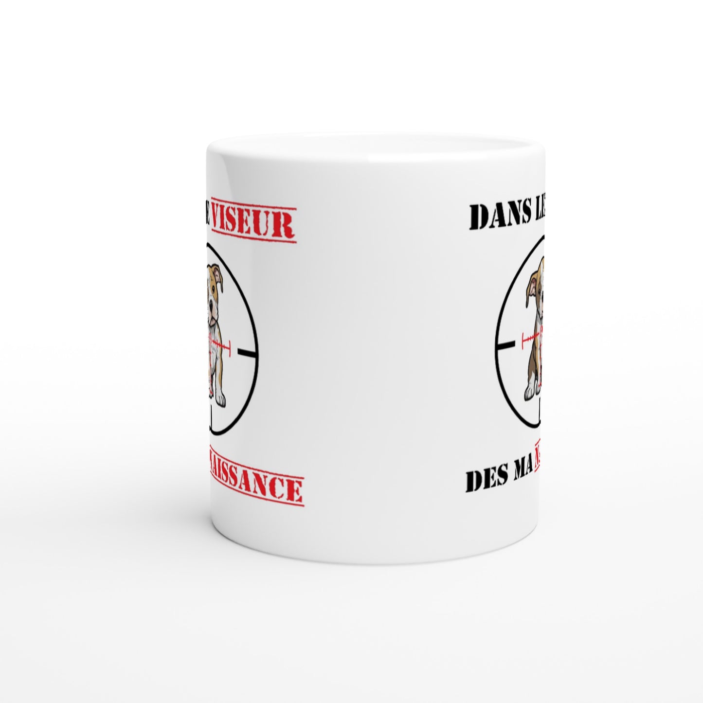 Mug "DANS LE VISEUR" - Version Pit/Staff