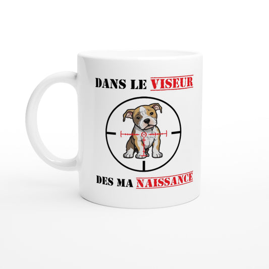 Mug "DANS LE VISEUR" - Version Pit/Staff